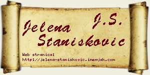 Jelena Stanišković vizit kartica